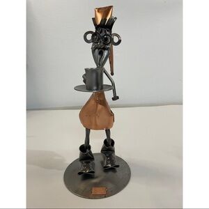 Bogart Collections Hand Crafted Copper and Steel Sculpture/Candle Holder